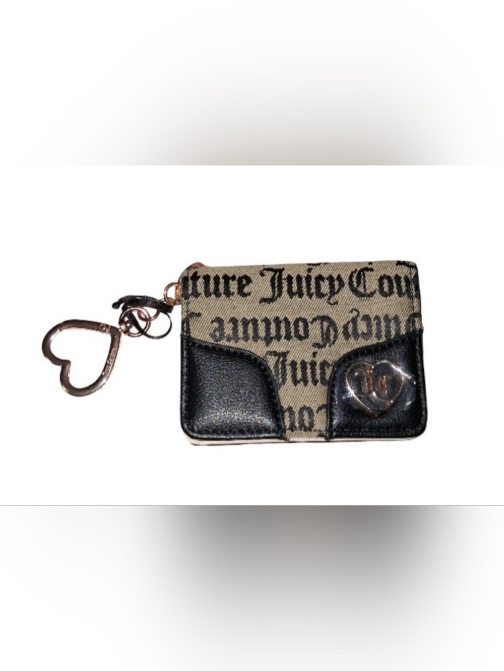 Juicy Couture Snap Shut Wallet W/ Keyring NWT